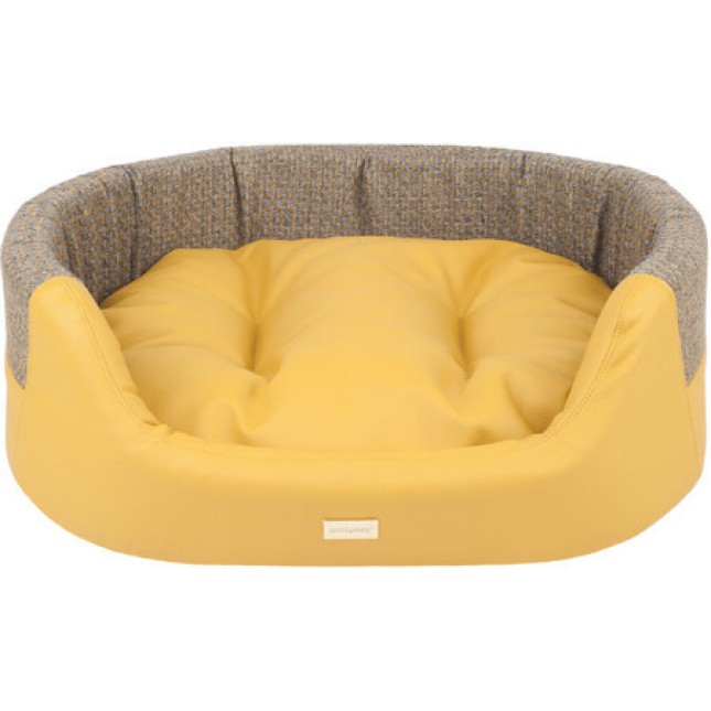 Amiplay-Κρεβάτι Ellipse 2 σε 1 MORGAN κίτρινο Large 73x64x22cm Amiplay-Κρεβάτι Ellipse 2 σε 1 MORGAN κίτρινο Large 73x64x22cm