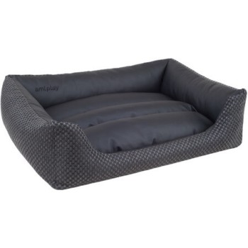 Amiplay-Καναπές/Κρεβάτι ZipClean 4 in 1 MORGAN μαύρο Large 78x64x19cm Amiplay-Καναπές/Κρεβάτι ZipClean 4 in 1 MORGAN μαύρο Large 78x64x19cm