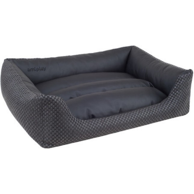 Amiplay-Καναπές/Κρεβάτι ZipClean 4 in 1 MORGAN μαύρο Large 78x64x19cm Amiplay-Καναπές/Κρεβάτι ZipClean 4 in 1 MORGAN μαύρο Large 78x64x19cm