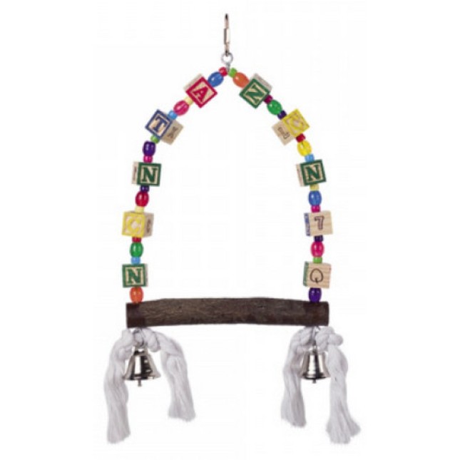 Nobby Κρεμαστή Κούνια Πτηνών με ζάρια 35x18cm Nobby Κρεμαστή Κούνια Πτηνών με ζάρια 35x18cm