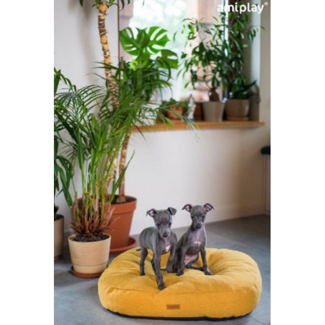 Amiplay-Οβάλ στρώμα για σκύλους ΜΟΝΤΑΝΑ κατασκευασμένο από πολύ ανθεκτικό, στις φθορές ύφασμα