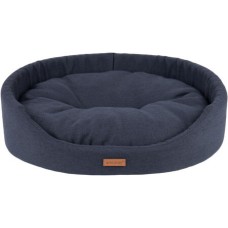 Amiplay-Οβάλ κρεβάτι για σκύλους ΜΟΝΤΑΝΑ συλλογή και ταιριάζει σε κάθε εσωτερικό χώρο μαύρο