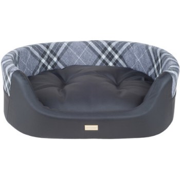 Amiplay-Κρεβάτι Ellipse για σκυλάκια 2 σε 1 KENT μαύρο Large 73 x 64 x 22 cm Amiplay-Κρεβάτι Ellipse για σκυλάκια 2 σε 1 KENT μαύρο Large 73 x 64 x 22 cm