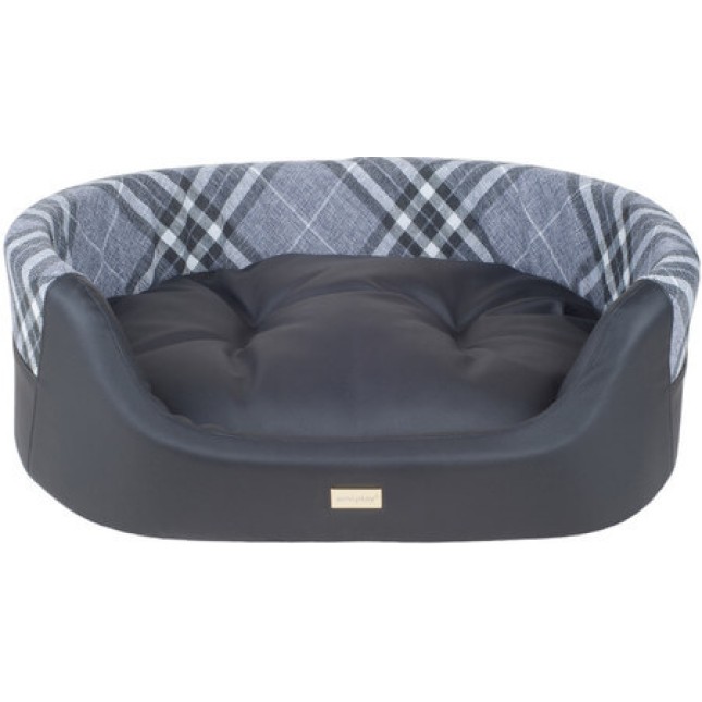 Amiplay-Κρεβάτι Ellipse για σκυλάκια 2 σε 1 KENT μαύρο Large 73 x 64 x 22 cm Amiplay-Κρεβάτι Ellipse για σκυλάκια 2 σε 1 KENT μαύρο Large 73 x 64 x 22 cm