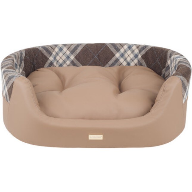 Amiplay-Κρεβάτι Ellipse για σκυλάκια 2 σε 1 KENT μπεζ Small 54 x 45 x 16 cm Amiplay-Κρεβάτι Ellipse για σκυλάκια 2 σε 1 KENT μπεζ Small 54 x 45 x 16 cm