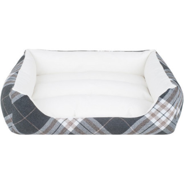 Amiplay-Καναπές/Κρεβάτι για σκυλάκια ZipClean 4 in 1 άσπρο KENT αποσυναρμολογείτε και πλένετε εύκολα