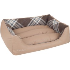 Amiplay-Καναπές/Κρεβάτι για σκυλάκια ZipClean 4 in 1 KENT μπεζ Large 78x64x19cm Amiplay-Καναπές/Κρεβάτι για σκυλάκια ZipClean 4 in 1 KENT μπεζ Large 78x64x19cm