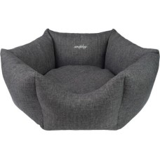 Amiplay- Κρεβάτι για σκύλους Crown PALERMO σκούρο γκρι Large 68 [o] x 23 cm
