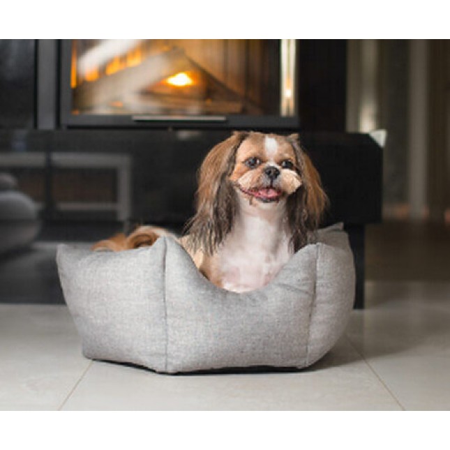 Amiplay- Κρεβάτι για σκύλους Crown PALERMO μοναδικό σχήμα και η κομψή εμφάνιση καφέ