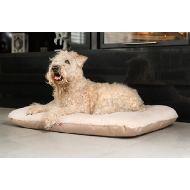 Amiplay-Τετράγωνο μαξιλάρι για σκύλους ASPEN  από ανθεκτικό πολυεστερικό ύφασμα μαύρο