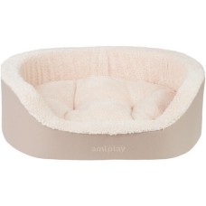 Amiplay Κρεβάτι για σκυλάκια Ellipse ASPEN μπεζ Small 54 x 45 x 16 cm Amiplay Κρεβάτι για σκυλάκια Ellipse ASPEN μπεζ Small 54 x 45 x 16 cm