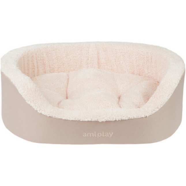 Amiplay Κρεβάτι για σκυλάκια Ellipse ASPEN μπεζ Small 54 x 45 x 16 cm Amiplay Κρεβάτι για σκυλάκια Ellipse ASPEN μπεζ Small 54 x 45 x 16 cm