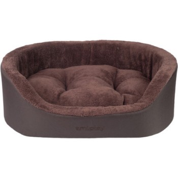 Amiplay Κρεβάτι για σκυλάκια Ellipse ASPEN με καθολικό σχήμα και κομψή εμφάνιση καφέ