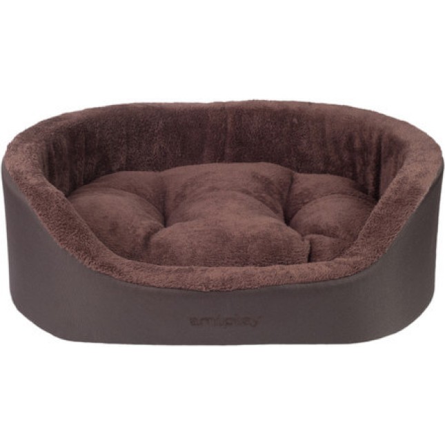 Amiplay Κρεβάτι για σκυλάκια Ellipse ASPEN με καθολικό σχήμα και κομψή εμφάνιση καφέ