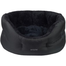 Amiplay Κρεβάτι για σκυλάκια Colosseum ASPEN μαύρο Medium 57 x48 x23cm