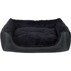 Amiplay Καναπές/Κρεβάτι για σκυλάκια ASPEN μαύρο XLarge 90 x 72 x 22 cm