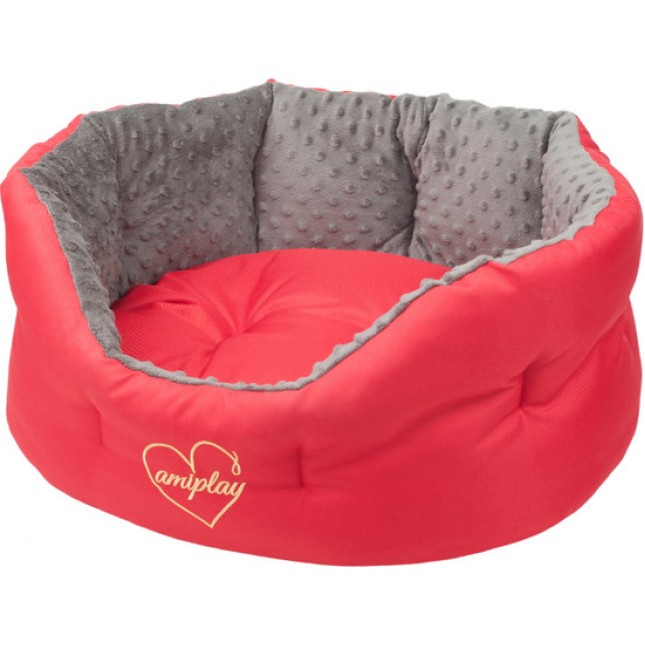 Amiplay Κρεβάτι Colosseum BABYDOLL είναι ένα εξαιρετικό μέρος ξεκούρασης για έναν σκύλο κόκκινο Amiplay Κρεβάτι Colosseum BABYDOLL είναι ένα εξαιρετικό μέρος ξεκούρασης για έναν σκύλο κόκκινο