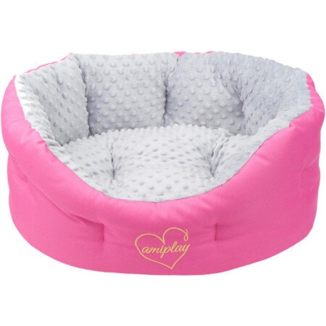 Amiplay Κρεβάτι Colosseum BABYDOLL ένα εξαιρετικό μέρος ξεκούρασης για έναν σκύλο ροζ Amiplay Κρεβάτι Colosseum BABYDOLL ένα εξαιρετικό μέρος ξεκούρασης για έναν σκύλο ροζ