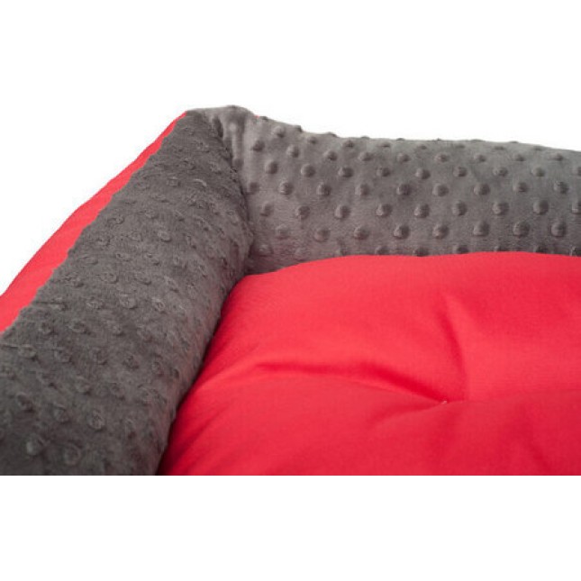 Amiplay Καναπές/Κρεβάτι BABYDOLL ένα άνετο κρεβάτι με μαξιλάρι διπλής όψεως γκρι