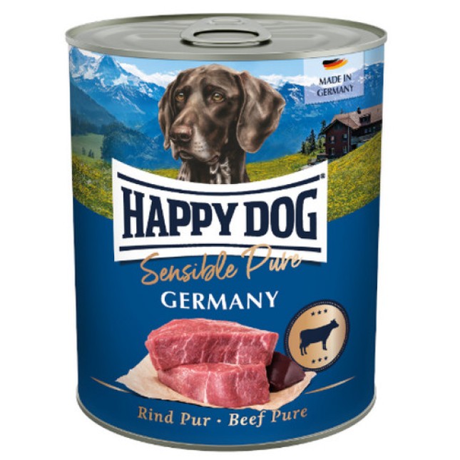 Happy Dog κονσέρβα με 100% ζωική πρωτεΐνη από βοδινό Grainfree 800g Happy Dog κονσέρβα με 100% ζωική πρωτεΐνη από βοδινό Grainfree 800g
