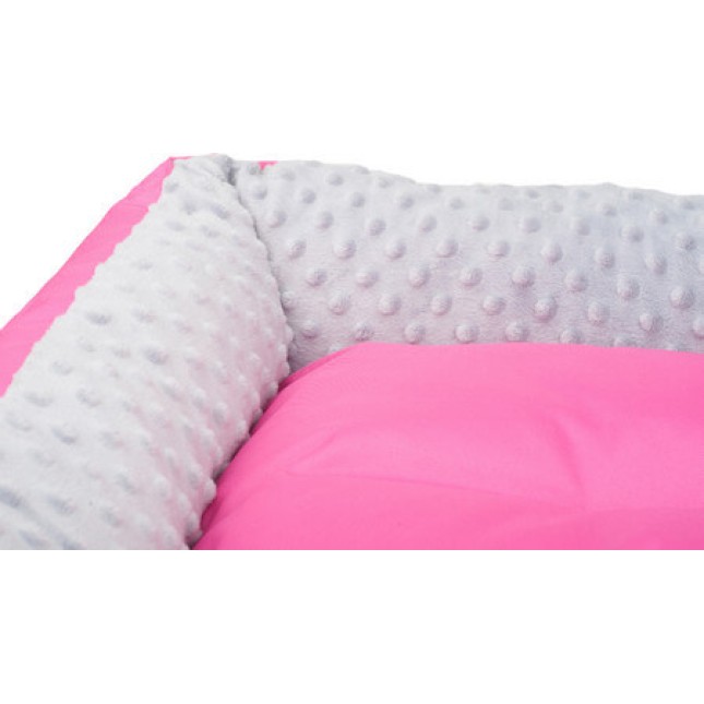 Amiplay Καναπές/Κρεβάτι BABYDOLL ένα άνετο κρεβάτι με μαξιλάρι διπλής όψεως ανοικτό γκρι