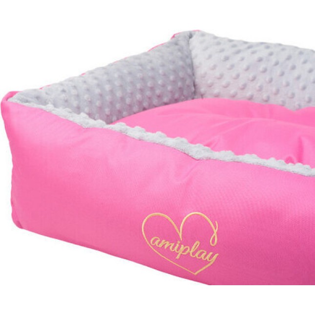 Amiplay Καναπές/Κρεβάτι BABYDOLL ένα άνετο κρεβάτι με μαξιλάρι διπλής όψεως ανοικτό γκρι