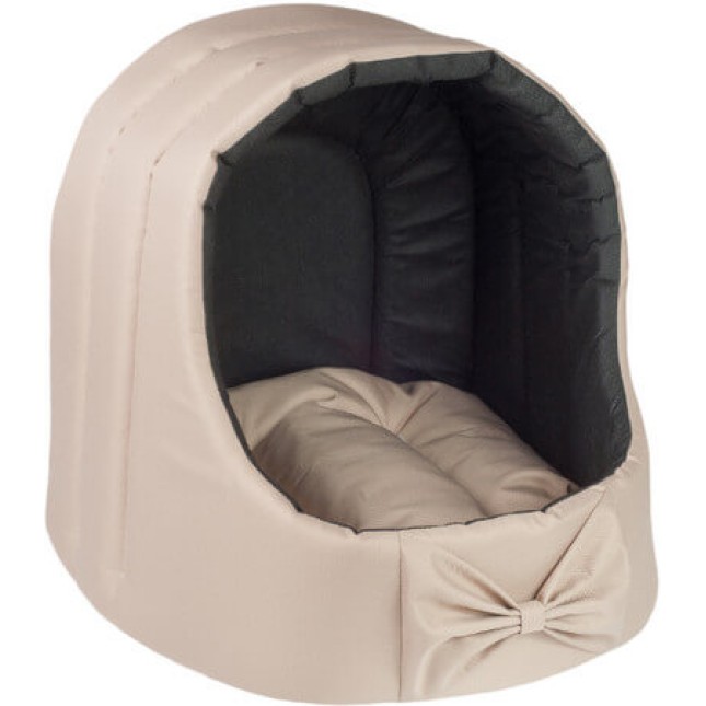 Amiplay Κρεβατάκι Σπηλιά Οβάλ BASIC είναι ένα εξαιρετικό κρεβάτι για σκυλάκια και γατούλες μπεζ