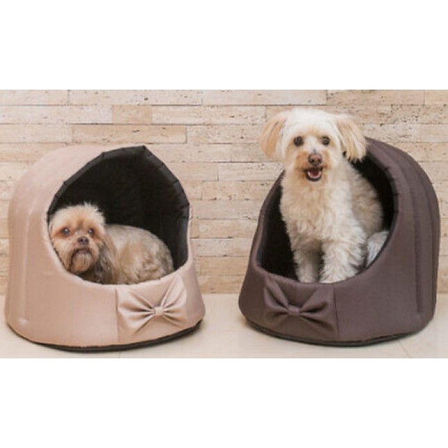 Amiplay Κρεβατάκι Σπηλιά Οβάλ BASIC είναι ένα εξαιρετικό κρεβάτι για σκυλάκια και γατούλες μπεζ