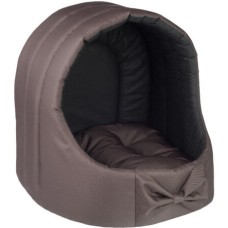 Amiplay Κρεβατάκι Σπηλιά Οβάλ BASIC είναι ένα εξαιρετικό κρεβάτι για σκυλάκια και γατούλες καφέ