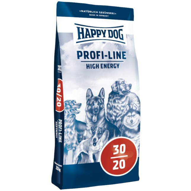 Happy Dog Premium τροφή για ενήλικους σκύλους βάρους 11kg και άνω με πολύ υψηλές ενεργειακές ανάγκες