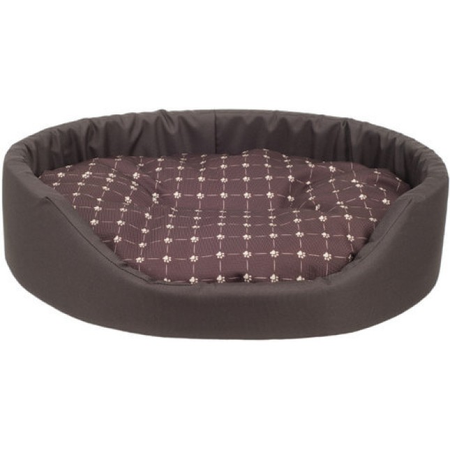 Amiplay-Κρεβάτι Οβάλ για σκυλάκια FUN καφέ Medium 52 x 44 x 14 cm Amiplay-Κρεβάτι Οβάλ για σκυλάκια FUN καφέ Medium 52 x 44 x 14 cm