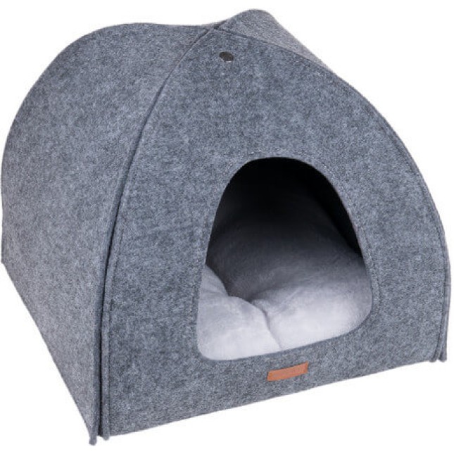 Amiplay- Κρεβατάκι Σπιτάκι για γατούλες IGLOO 2 in 1 HYGGE παρέχει τη μεγαλύτερη δυνατή άνεση γκρι Amiplay- Κρεβατάκι Σπιτάκι για γατούλες IGLOO 2 in 1 HYGGE παρέχει τη μεγαλύτερη δυνατή άνεση γκρι