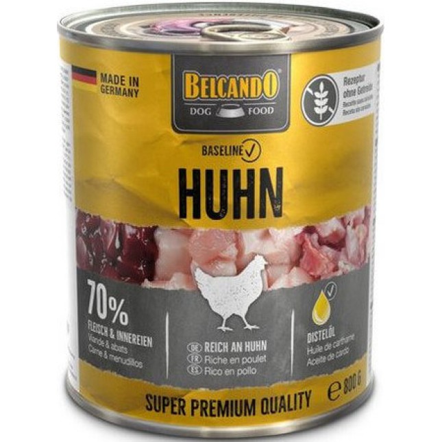 Belcando Baseline κοτόπουλο πλήρη υγρή τροφή για σκύλους 800gr Belcando Baseline κοτόπουλο πλήρη υγρή τροφή για σκύλους 800gr