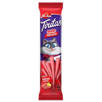 Dr. Zoo Sticks επιβράβευσης για γάτες με σολομό 40gr Dr. Zoo Sticks επιβράβευσης για γάτες με σολομό 40gr