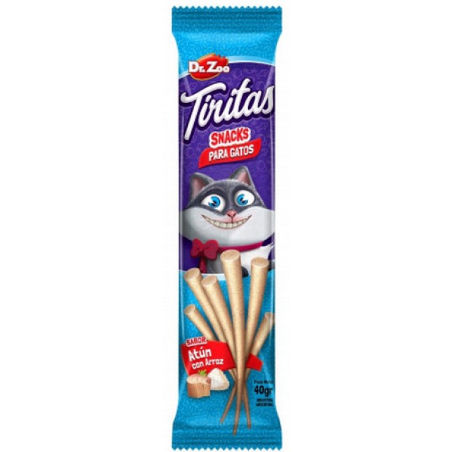 Dr. Zoo Sticks επιβράβευσης για γάτες με τόνο 40gr Dr. Zoo Sticks επιβράβευσης για γάτες με τόνο 40gr