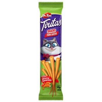 Dr. Zoo Sticks επιβράβευσης για γάτες με γαρίδες 40gr Dr. Zoo Sticks επιβράβευσης για γάτες με γαρίδες 40gr