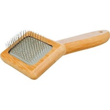 Trixie βούρτσα μαλακή bamboo/μεταλλική 7x16cm