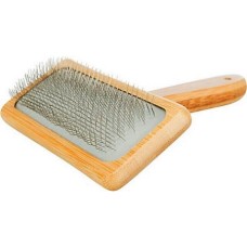 Trixie βούρτσα μαλακή bamboo/μεταλλική 12x15cm