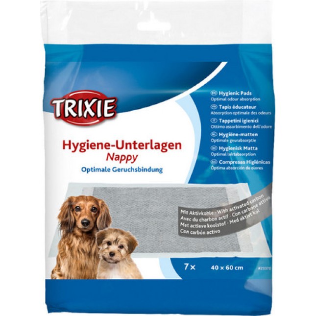 Trixie πάνες εκπαίδευσης ενεργού άνθρακα 40x60cm (7τμχ) Trixie πάνες εκπαίδευσης ενεργού άνθρακα 40x60cm (7τμχ)