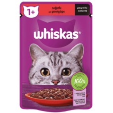 Whiskas Core Μοσχάρι σε Σάλτσα 85gr