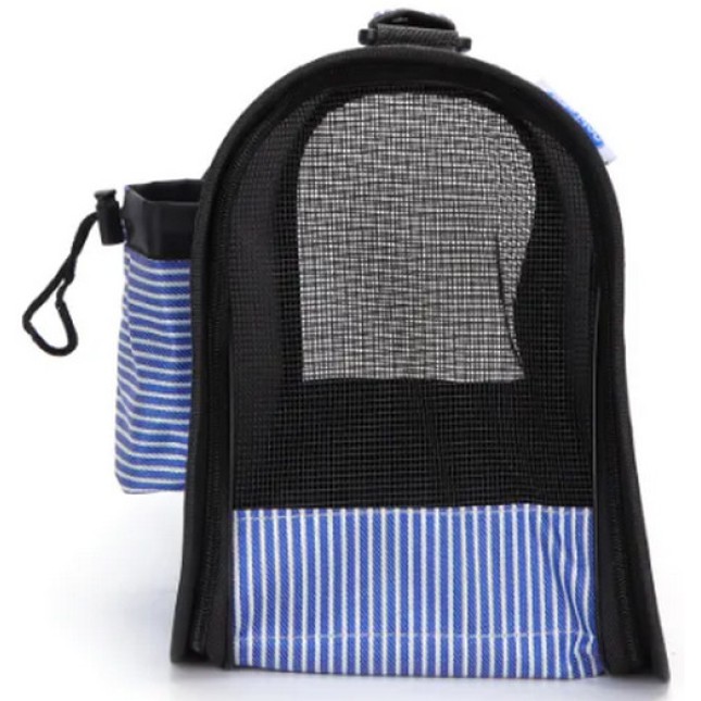 Nobleza Μπλε τσάντα μεταφοράς με εξωτερικές τσέπες