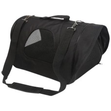 Nobleza Μαύρη μεγάλη και άνετη τσάντα για σκυλιά και γάτες