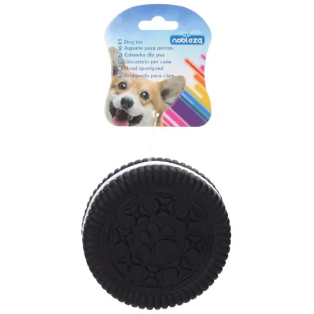 Nobleza Squeaky παιχνίδι βινυλίου σε σχήμα μπισκότου 10x3cm Nobleza Squeaky παιχνίδι βινυλίου σε σχήμα μπισκότου 10x3cm