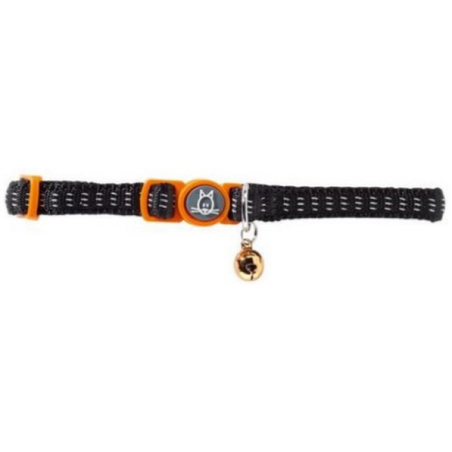 Hunter Περιλαίμιο γάτας μαύρο με ρίγες 23mmx10mm Hunter Περιλαίμιο γάτας μαύρο με ρίγες 23mmx10mm