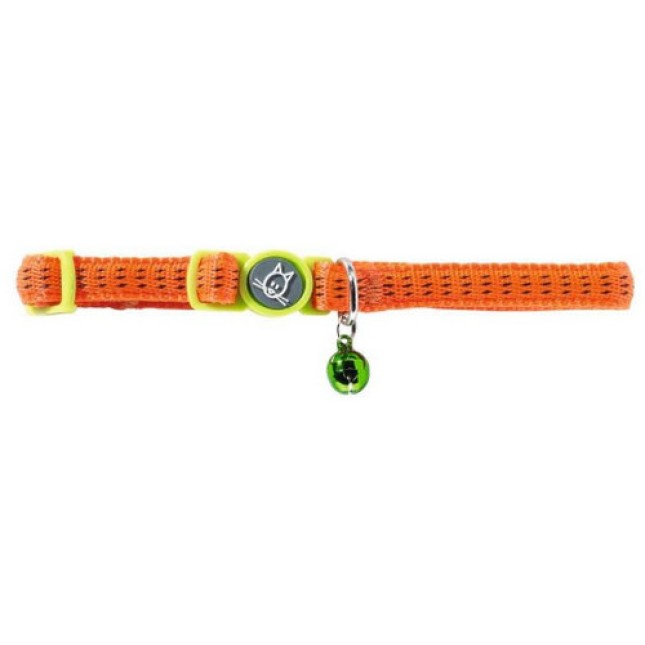 Hunter Περιλαίμιο γάτας πορτοκαλί με ρίγες 23mmx10mm Hunter Περιλαίμιο γάτας πορτοκαλί με ρίγες 23mmx10mm