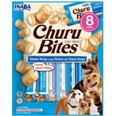 Inaba Churu λιχουδιές για σκύλους με κοτόπουλο και τυρί 96gr