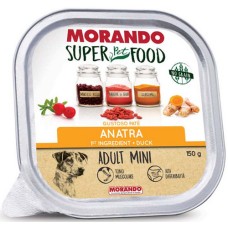 Morando super food dog adult mini πατε πάπια 150gr
