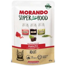 Morando super food για ενήλικες γάτες με mousse μοσχάρι 85gr Morando super food για ενήλικες γάτες με mousse μοσχάρι 85gr