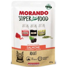 Morando super food για ενήλικες γάτες με mousse σολομό  85gr