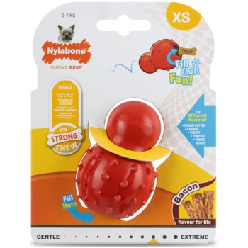 Nylabone Μασώμενο παιχνίδι με γεύση μπέικον sm